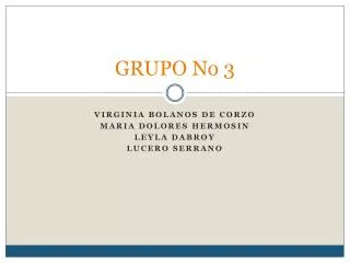 grupo no 3