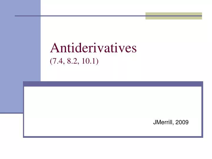 antiderivatives 7 4 8 2 10 1
