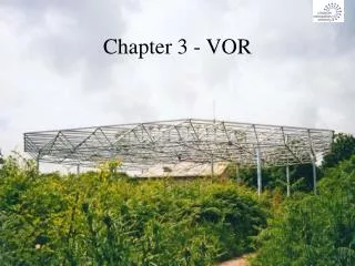 Chapter 3 - VOR