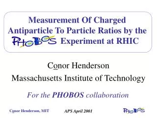Measurement Of Charged Antiparticle To Particle Ratios by the PHOBOS Experiment at RHIC