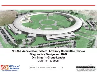 NSLS-II Accelerator System Advisory Committee Review Diagnostics Design and R&amp;D