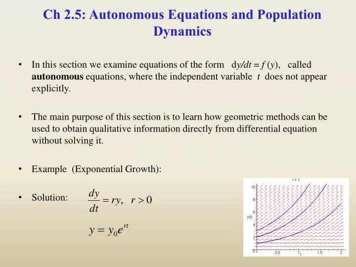 ch 2 5 autonomous equations and population dynamics