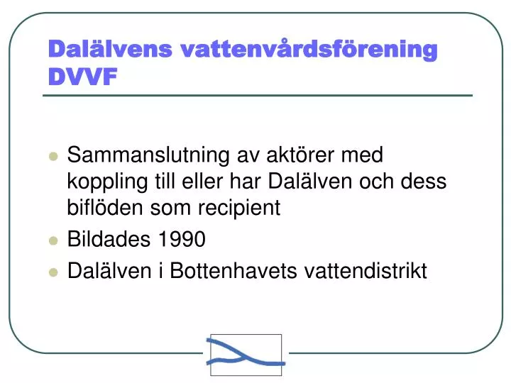 dal lvens vattenv rdsf rening dvvf