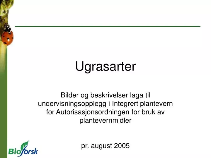 ugrasarter