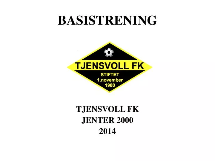 basistrening