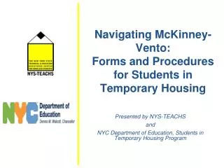 Navigating McKinney-Vento: Forms and Procedures for Students in Temporary Housing