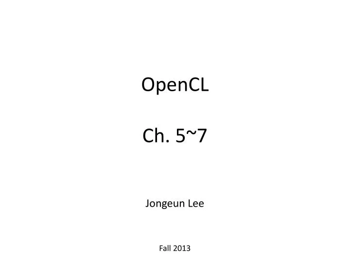 opencl ch 5 7