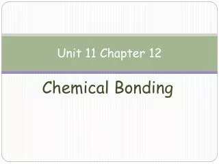 Unit 11 Chapter 12