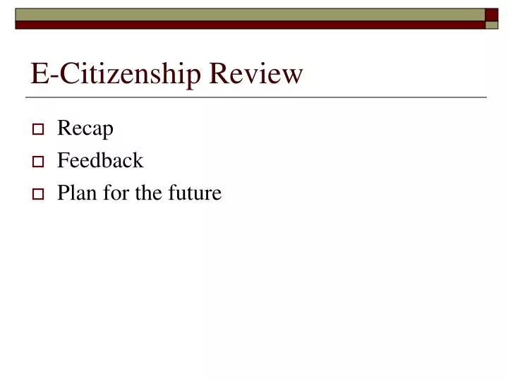 e citizenship review