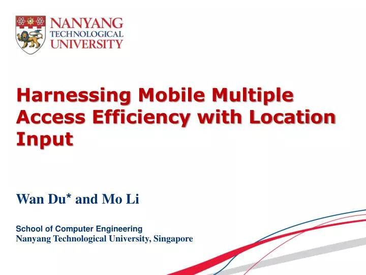 harnessing mobile multiple access efficiency with location input