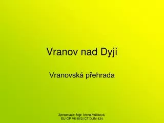 vranov nad dyj