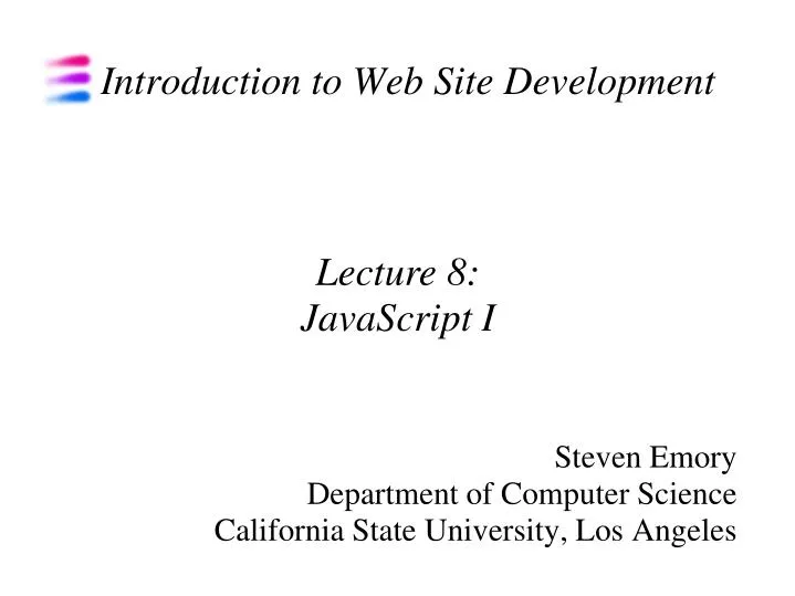 steven emory department of computer science california state university los angeles