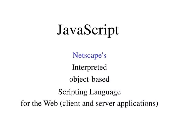 javascript