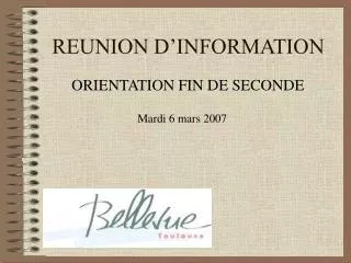 reunion d information
