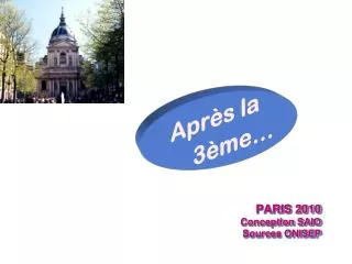 paris 2010 conception saio sources onisep