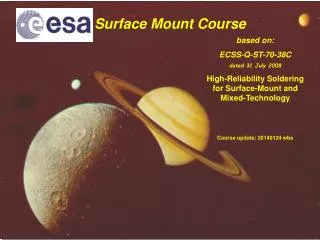 Surface Mount Course