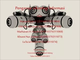 pengantar teknologi informasi