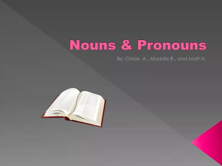 nouns pronouns