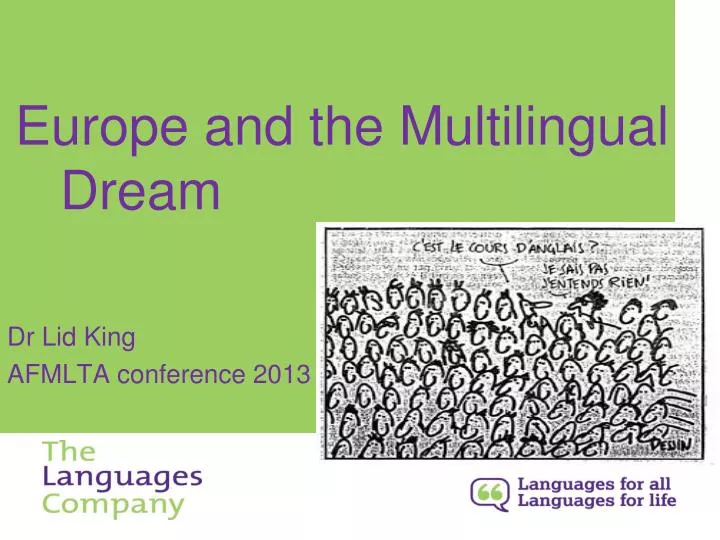 europe and the multilingual dream