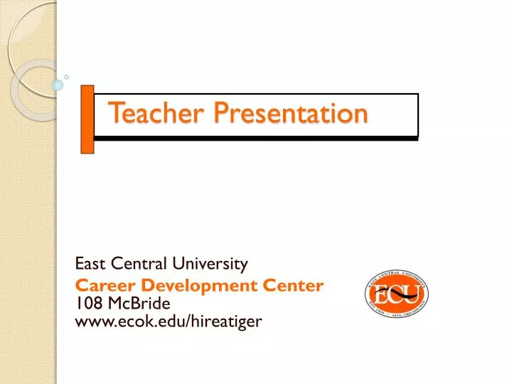 teacher presentation