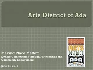 Arts District of Ada