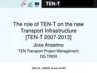 The role of TEN-T on the new Transport Infrastructure [TEN-T 2007-2013]