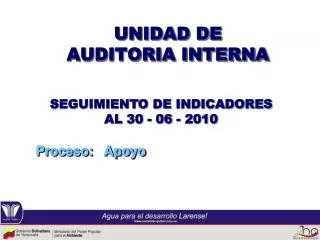 unidad de auditoria interna