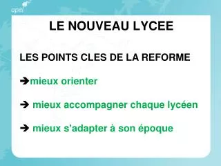 le nouveau lycee