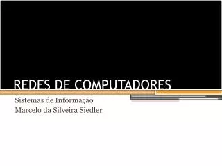redes de computadores