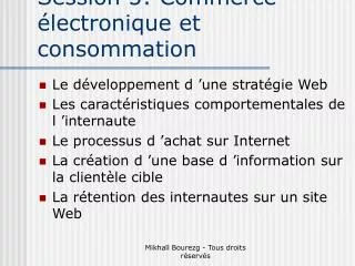 session 5 commerce lectronique et consommation