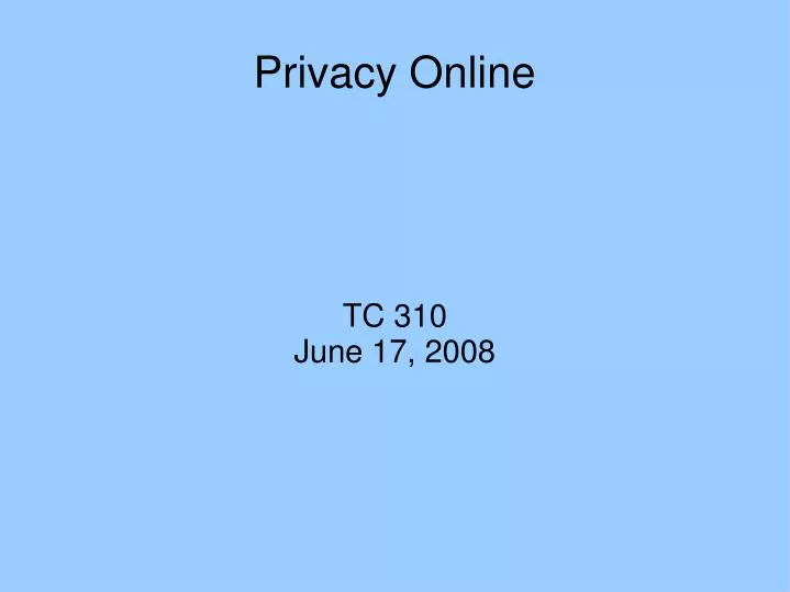 tc 310 june 17 2008
