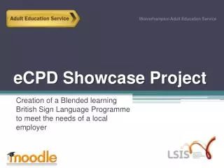eCPD Showcase Project