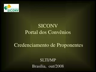 siconv portal dos conv nios credenciamento de proponentes