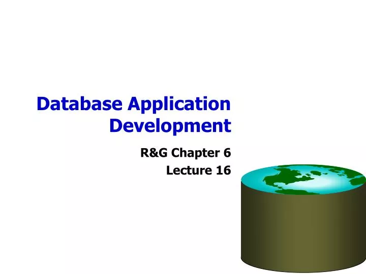 database application development