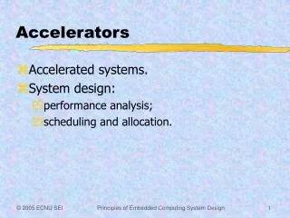 Accelerators