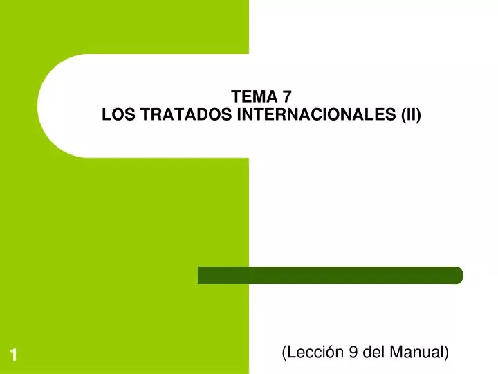 tema 7 los tratados internacionales ii