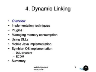 4. Dynamic Linking