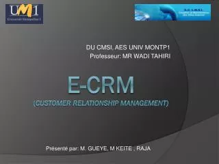 du cmsi aes univ montp1 professeur mr wadi tahiri