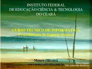 Chico Anysio Óleo sobre tela 60x40 cm