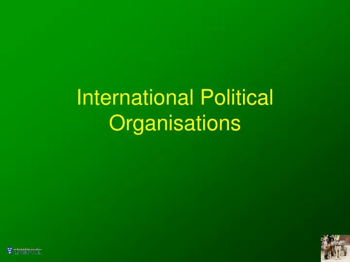 international political organisations