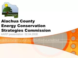 Alachua County Energy Conservation Strategies Commission