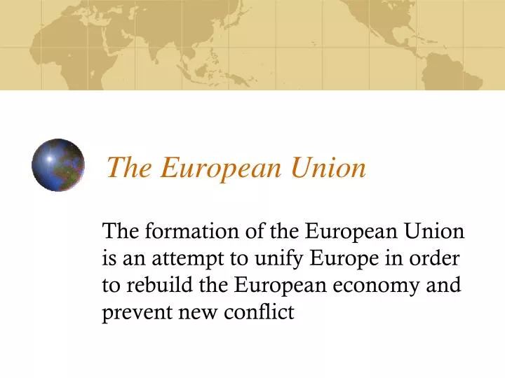 PPT - The European Union PowerPoint Presentation, Free Download - ID ...