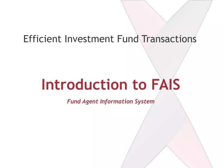 introduction to fais