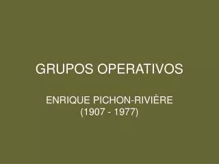 grupos operativos