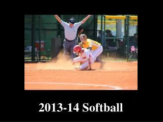 2013-14 Softball