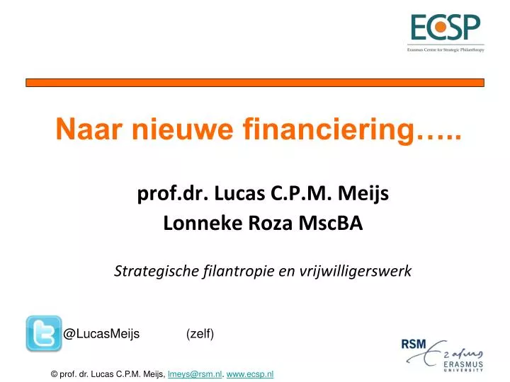 prof dr lucas c p m meijs lonneke roza mscba strategische filantropie en vrijwilligerswerk