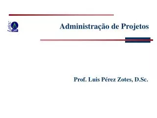administra o de projetos