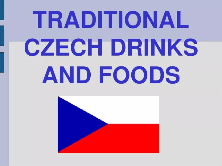 traditional czech drinks and foods