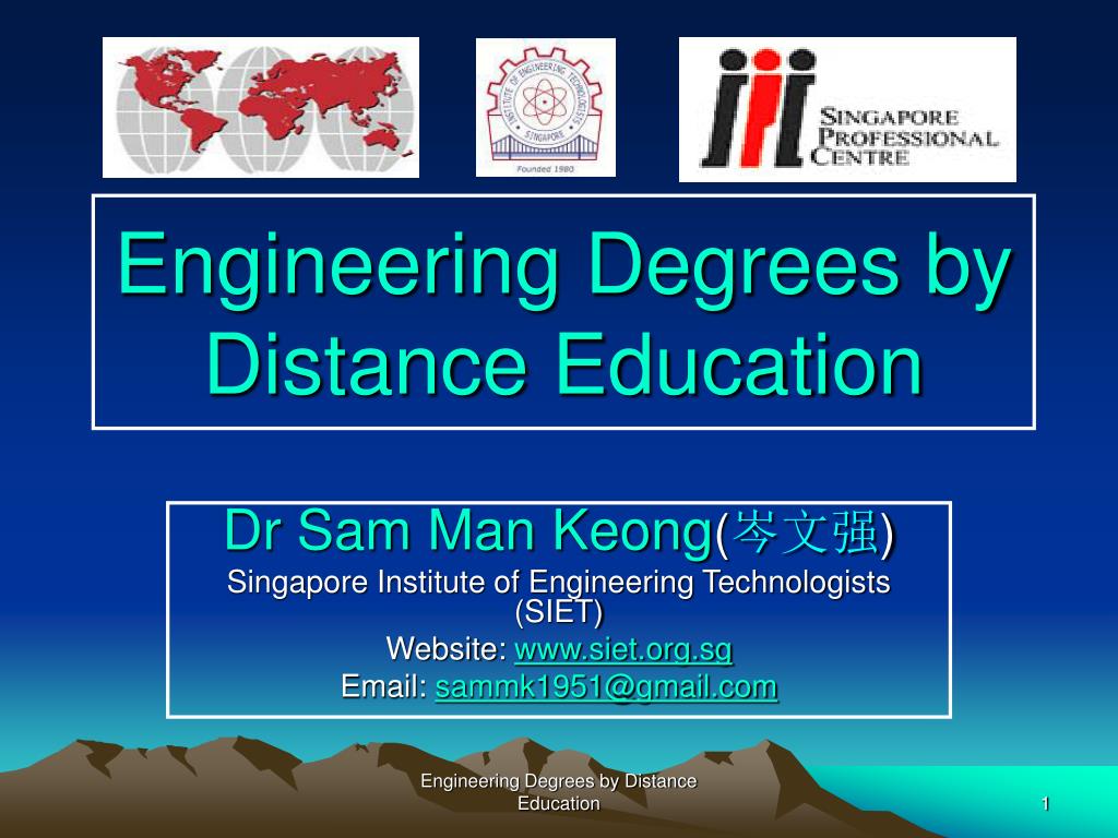 PPT - Engineering Degrees by Distance Education PowerPoint Presentation ...
