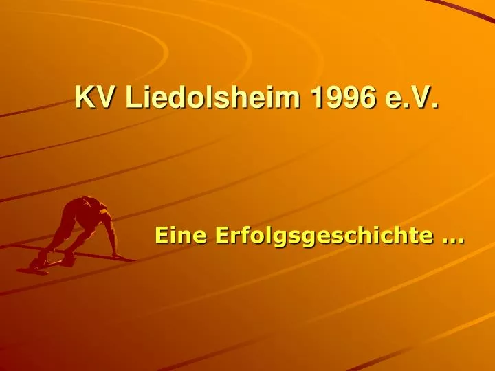 kv liedolsheim 1996 e v